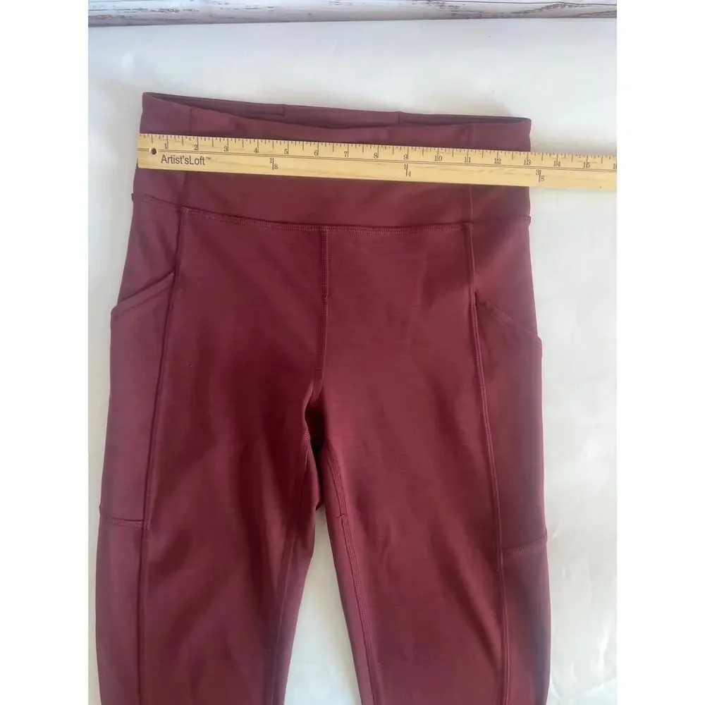 Lululemon Invigorate High-Rise Tight Burgundy